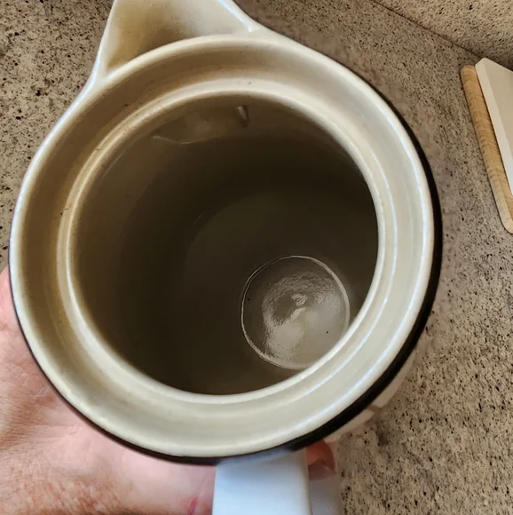 Denby Stoneware Mid Century Coffee Pot / Tea Pot serveware Pitcher 2.5 pts - Picture 6 of 9